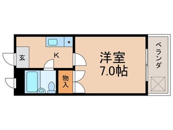 間取図 グランド－ル新田辺