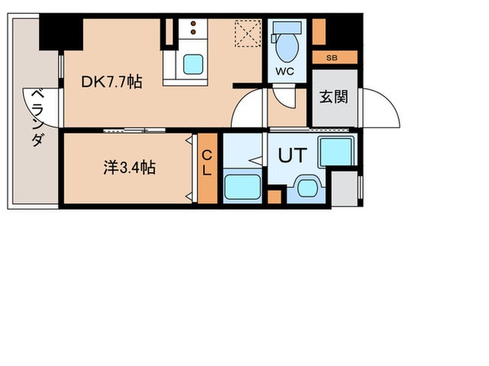 間取り図 大阪難波Ｎｏａｈ