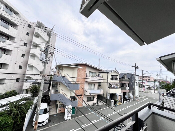 室内からの展望 サンハイツイシハラ