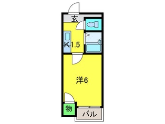 間取図 パ－クライフ住吉