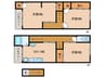 RENEW SAWADA 3DKの間取り