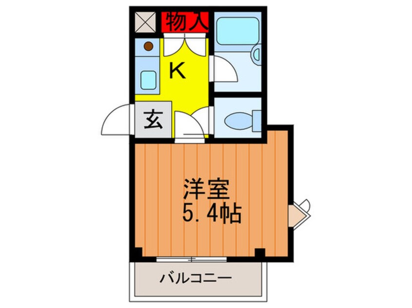 間取図 ブル－フィ－ルド