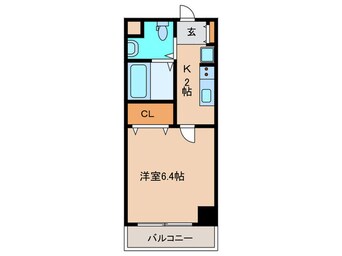 間取図 ＡＬＺＡ東天満