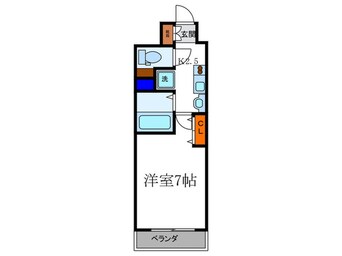 間取図 プレミアムステージ京大前(207)