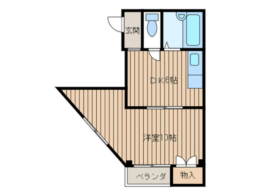 間取図 ヴィラ盛都Ⅱ