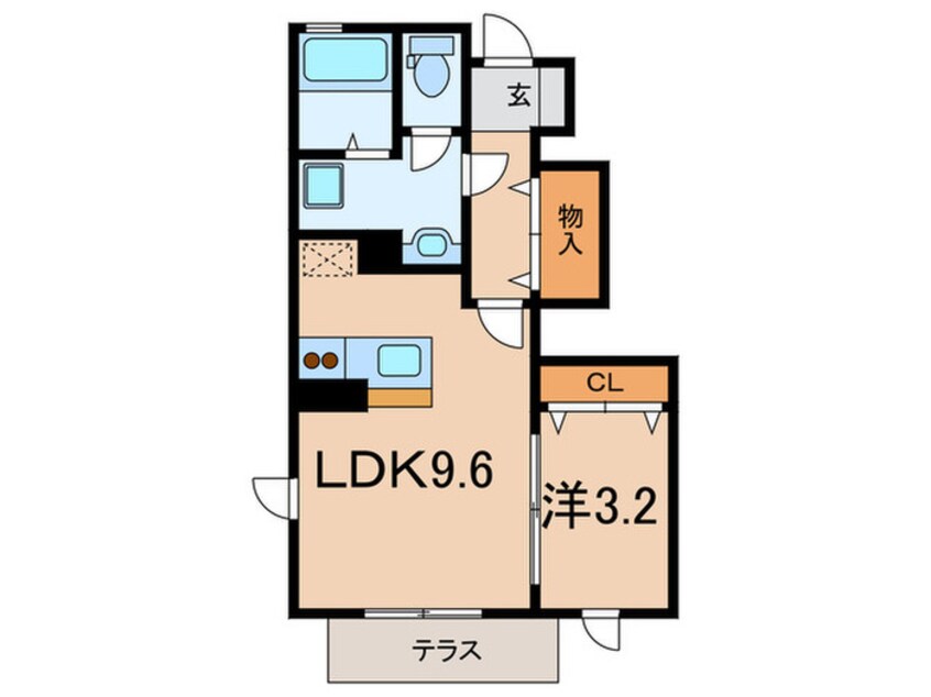 間取図 グレンコート岡本