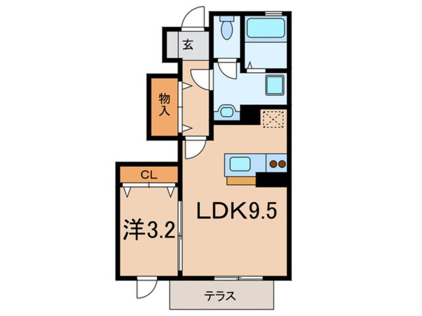 間取図 グレンコート岡本