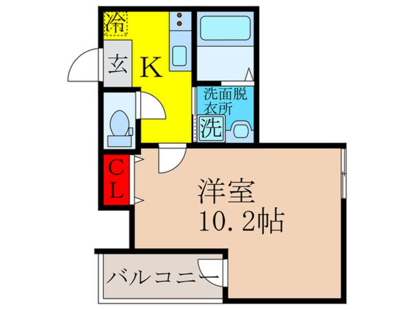 間取図 フジパレス吹田泉町サウス