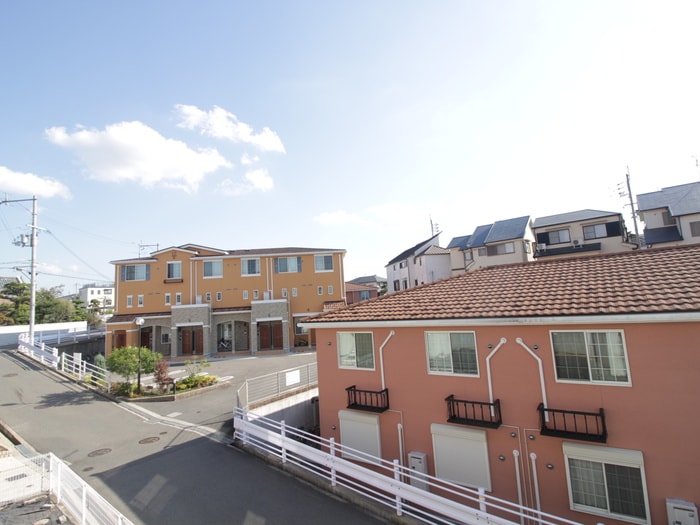 室内からの展望 オリーブ長尾