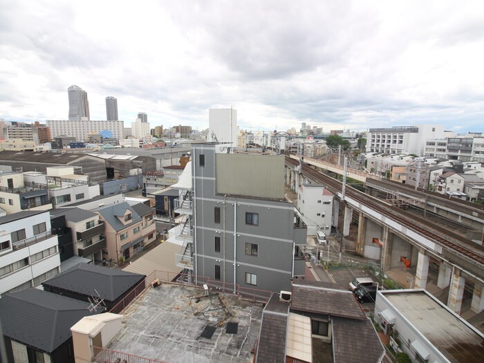 室内からの展望 昭和グランドハイツ西九条