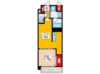 間取図 パルヴィフローラ鶴見