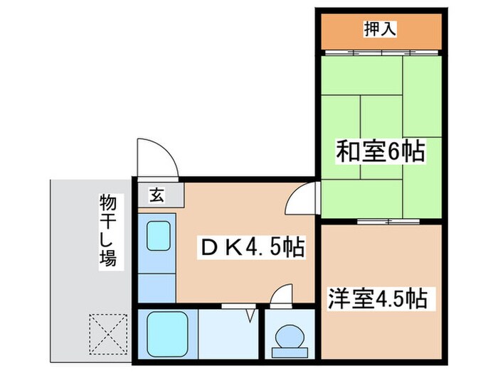 間取り図 第三草薙ビル