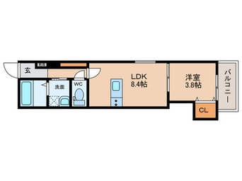 間取図 仮）大西１丁目Ｃ棟共同住宅