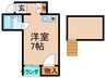 パーソナル10ばん館 1Rの間取り