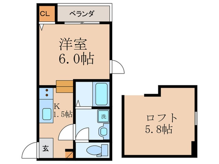 間取り図 アンソレイエ椥辻