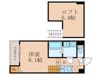 間取図 アンソレイエ椥辻
