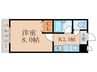 ＥＭ１０２２ 1Kの間取り