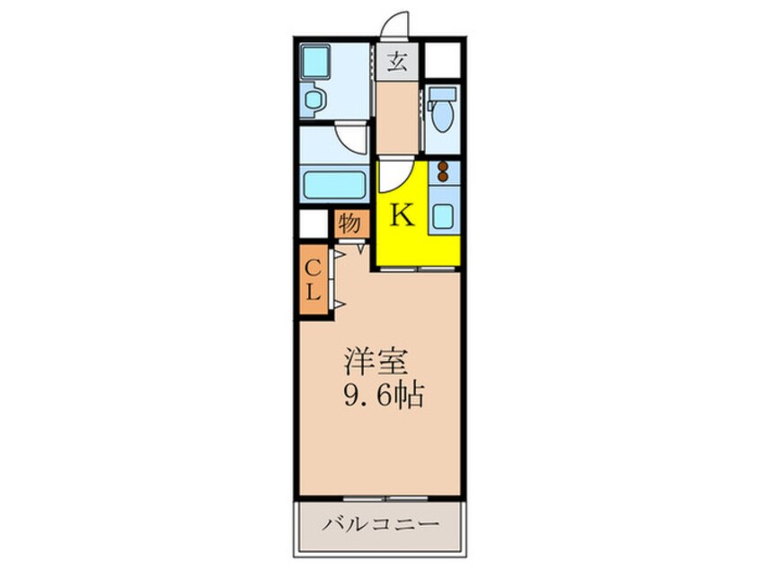 間取図 プレジオ新大阪