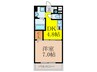 第１８関根マンション 1DKの間取り
