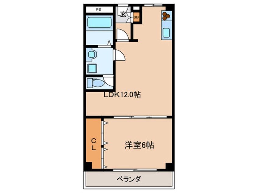 間取図 宝コ－ポ