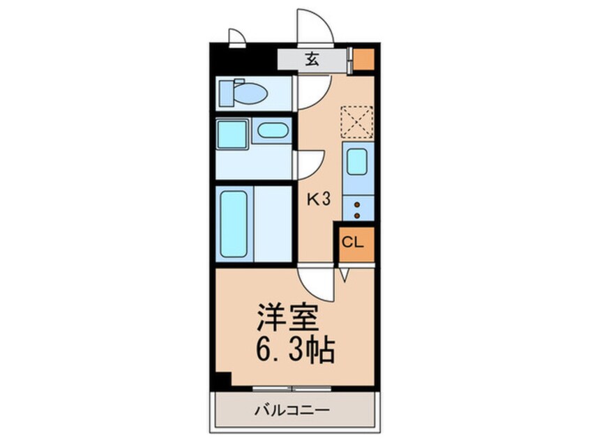 間取図 ル・クール住吉大社