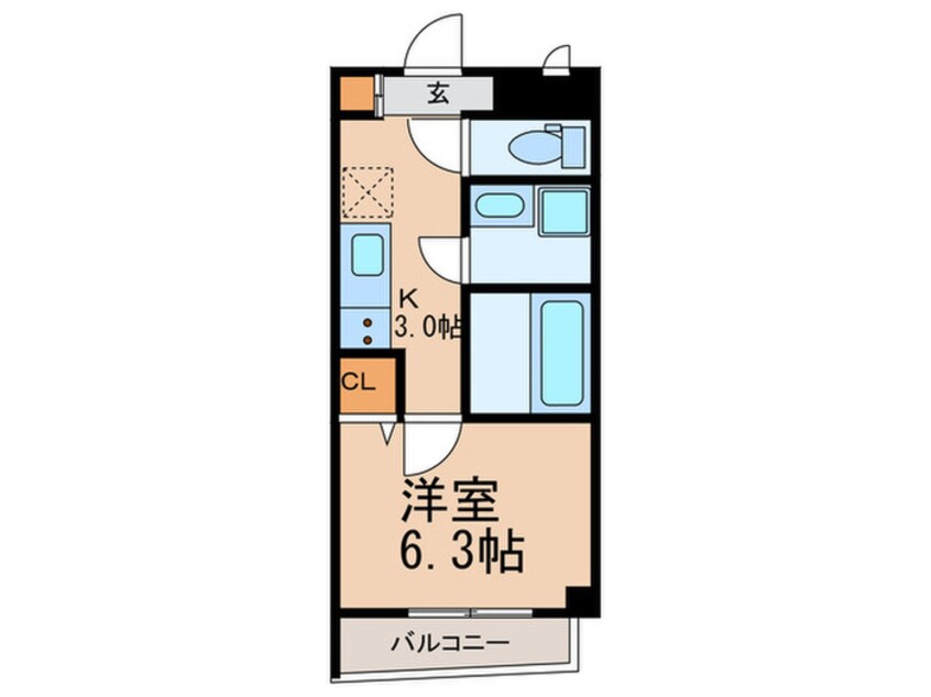 間取図 ル・クール住吉大社
