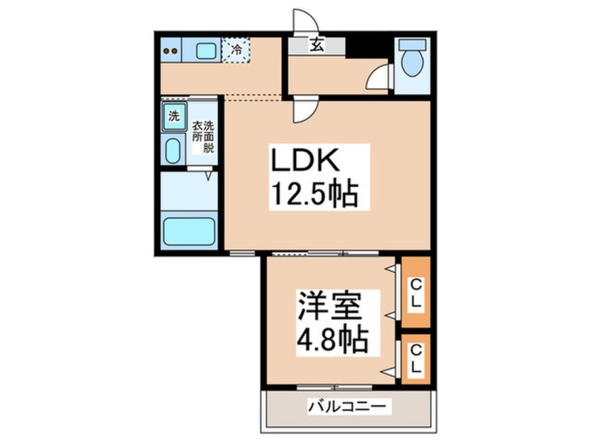 間取図 フジパレス泉佐野