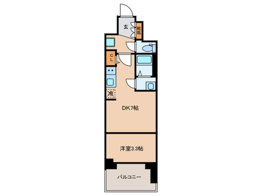 間取図 プレサンス十条凛華(330)