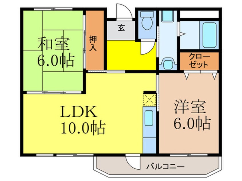 間取図 ハイムオブジェⅡ