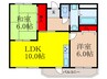 ハイムオブジェⅡ 2LDKの間取り