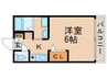 コ－ト桂 1Kの間取り
