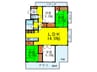 ＴＧＣマンション第8 4LDKの間取り