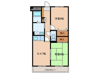 間取図 エストレラ・ボアール７