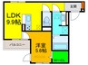 パサログランデ鳳中町 1LDKの間取り