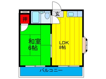 間取図 シティハイツ中町