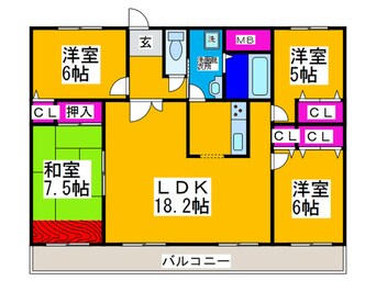 間取図 ルミナ２１