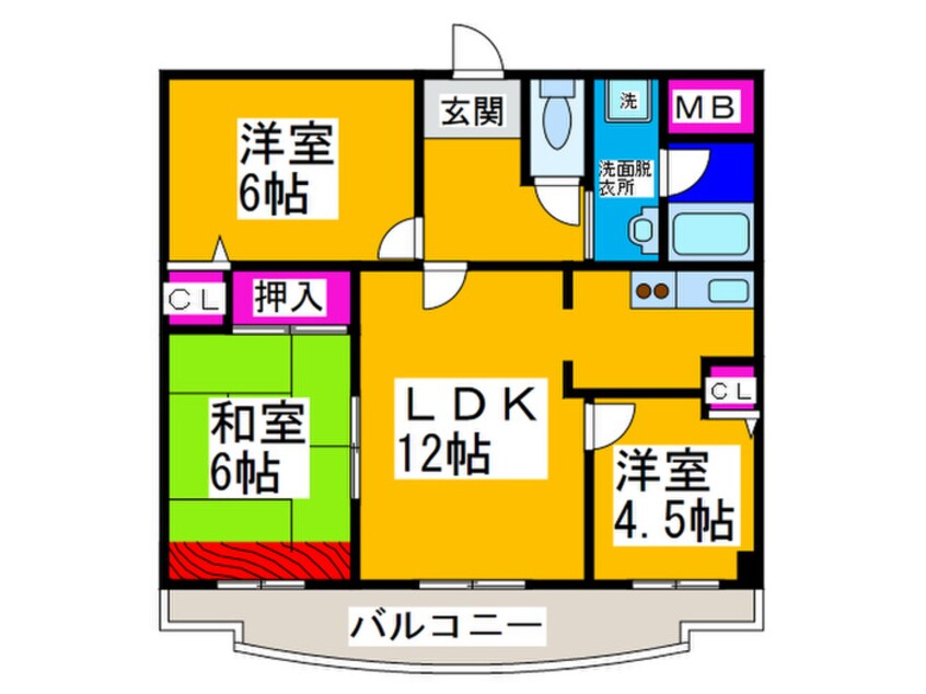 間取図 ルミナ２１