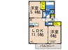 栖Ⅱ 2LDKの間取り