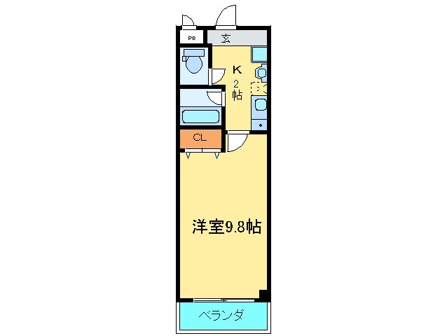 間取り図 ﾌﾟﾛｼｰﾄﾞ長居公園通