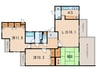 ルネジェームス山（310） 3LDKの間取り
