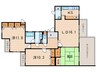 ルネジェームス山（310） 3LDKの間取り