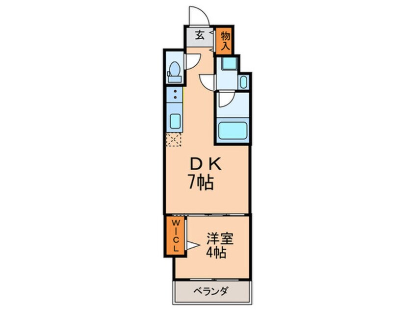 間取図 アーバネックス西天満