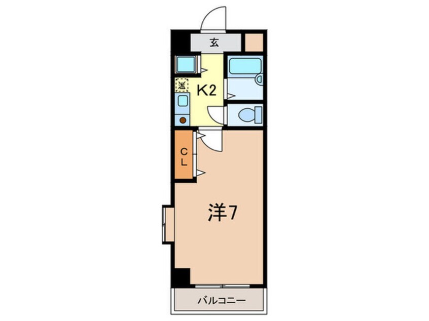 間取図 クレール仁川