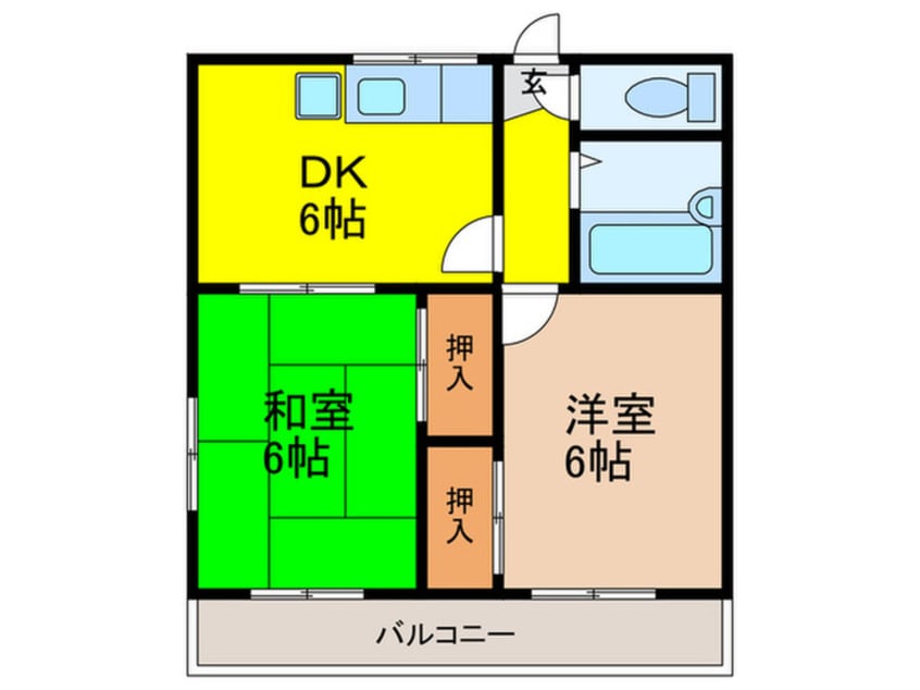 間取図 福山ハイツ