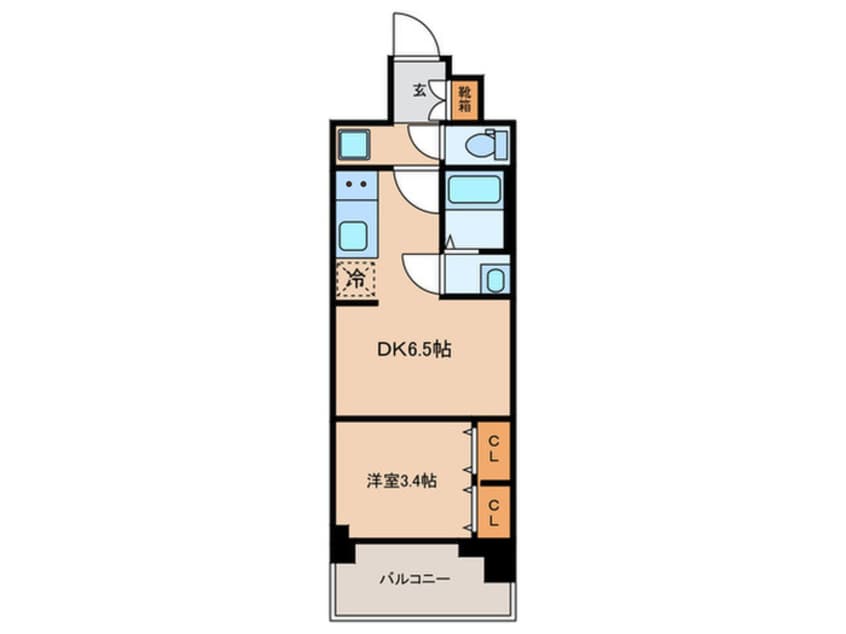 間取図 プレサンス十条凛華(333)