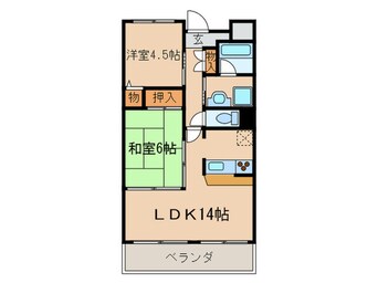 間取図 ガレット椋