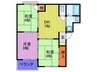 フラワーハイム鶴見 3DKの間取り