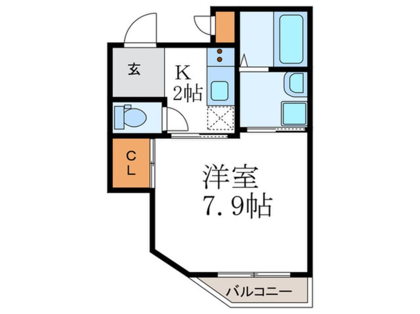 間取図 イ－ストコ－ト北白川