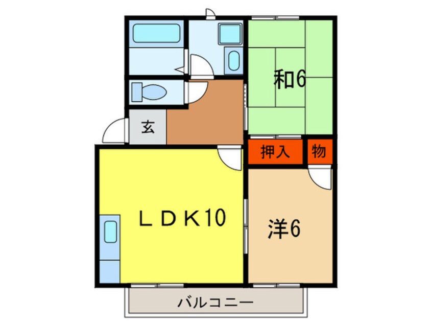 間取図 ハイツ南多聞台