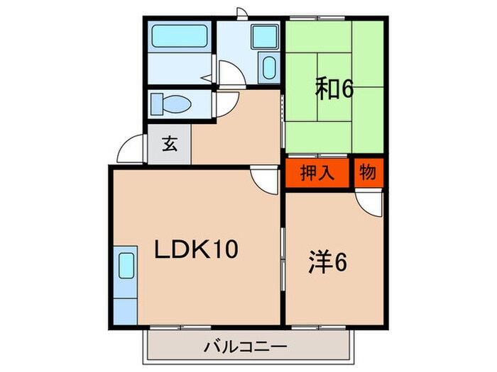 間取り図 ハイツ南多聞台